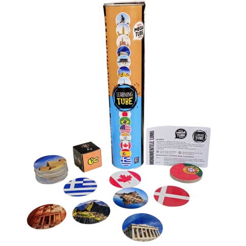 Joc Learning Tube  - Steaguri & monumentele lumii [1]