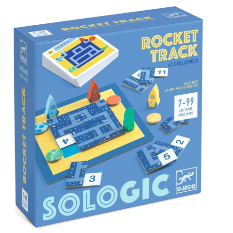 Jucării și Jocuri pentru copii - Joc logic cu rachete si planete, Djeco Baiat, varsta +9 ani, 6 - 9 ani