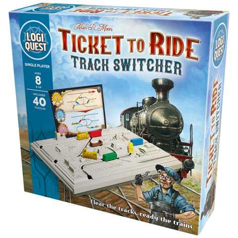 Jucării și Jocuri pentru copii - Joc Logiquest Ticket To Ride copii varsta 7 ani +