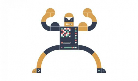 Joc de construit roboti cu piese tangram, Londji, Apollo compact, varsta 3 - 6, 6 - 9 ani, Baiat, Fata [3]