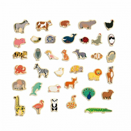 Joc magnetic cu 36 animale salbatice si domestice [1]