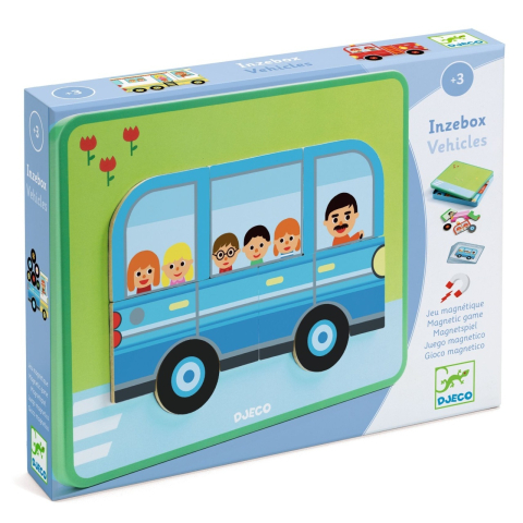 Jucării și Jocuri pentru copii - Joc magnetic cu Vehicule, Djeco Baiat, Fata, varsta 3 - 6 ani