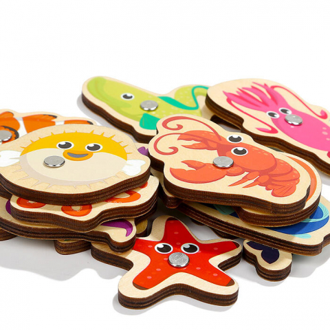 Joc magnetic de pescuit - 20 piese [6]