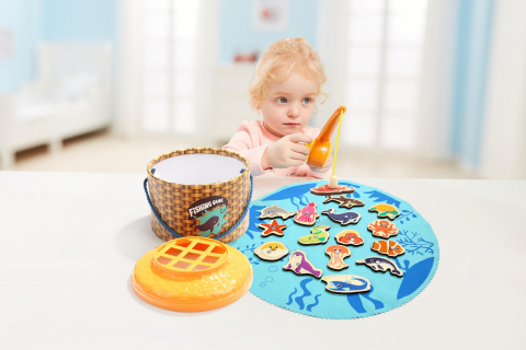 Joc magnetic de pescuit - 20 piese [1]