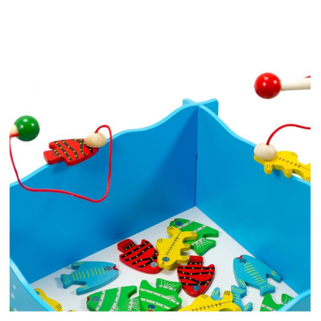 Joc magnetic de pescuit din lemn [2]