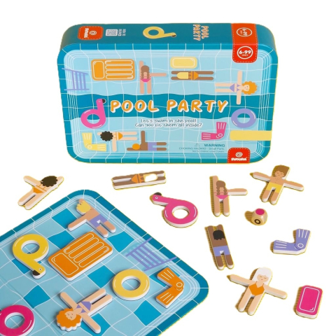 Jucării și Jocuri pentru copii - Joc magnetic de strategie Petrecere la piscina, Svoora pentru Baiat, Fata varsta 6 - 9, 9+