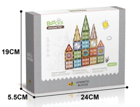 Joc magnetic  Diamond - 31 piese (7.5 cm) [1]