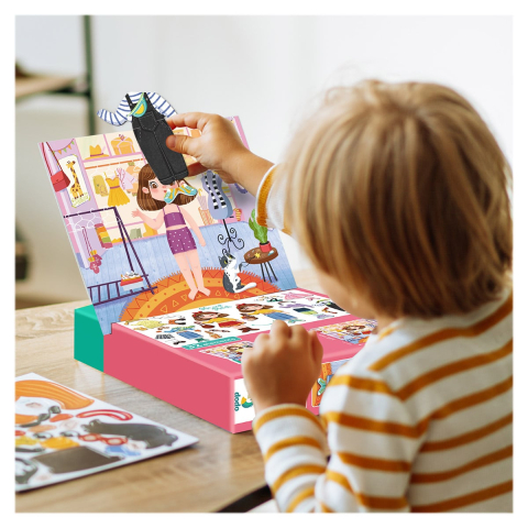 Joc magnetic Fashion Girl, copii varsta 3-7 ani [3]