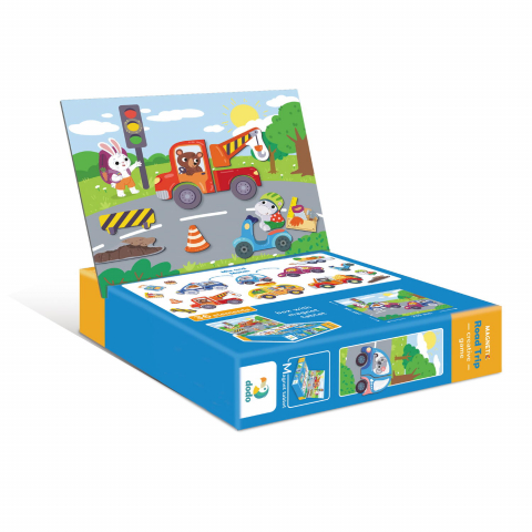 Jucării și Jocuri pentru copii - Joc magnetic - La plimbare