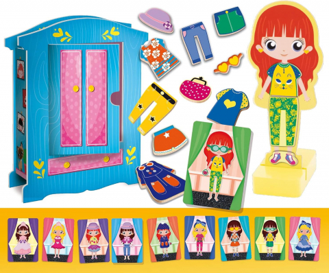 Jucării și Jocuri pentru copii - Joc magnetic Montessori - Parada modei