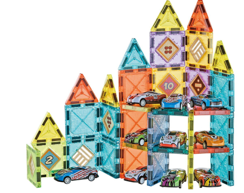 Joc magnetic - Parcarea masinutelor 59 piese (5.5 cm) [2]