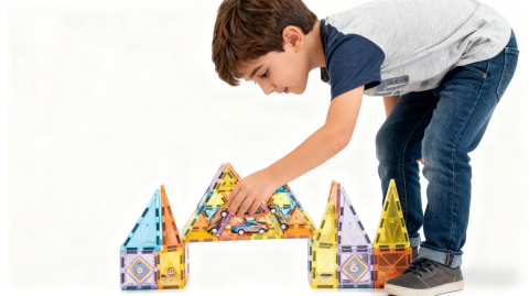 Joc magnetic - Parcarea masinutelor 88 piese (5.5 cm) [6]