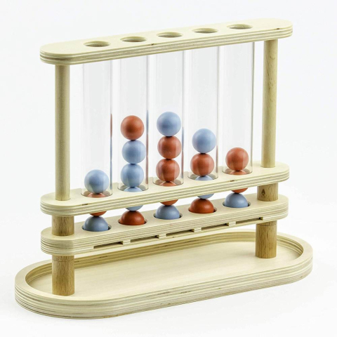 Joc marbles newton 5 in linie din lemn [3]