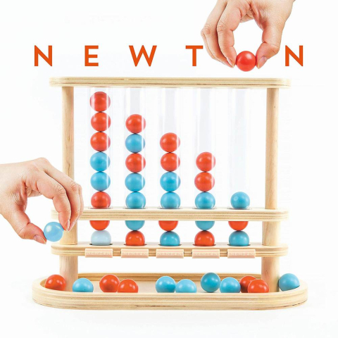 Joc marbles newton 5 in linie din lemn [1]