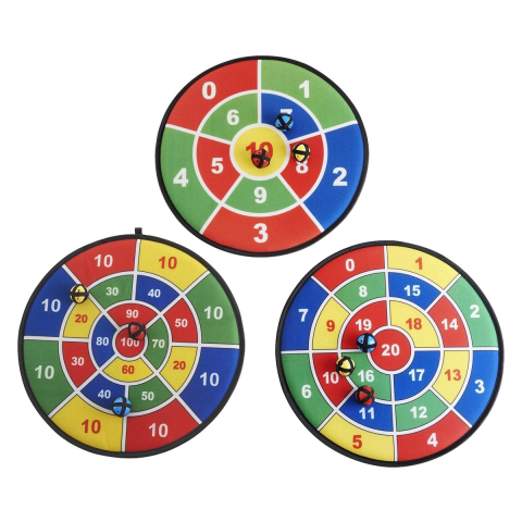 Jucării și Jocuri pentru copii - Joc matematic de aruncare la tinta, set 3 buc., copii varsta 5+ ani