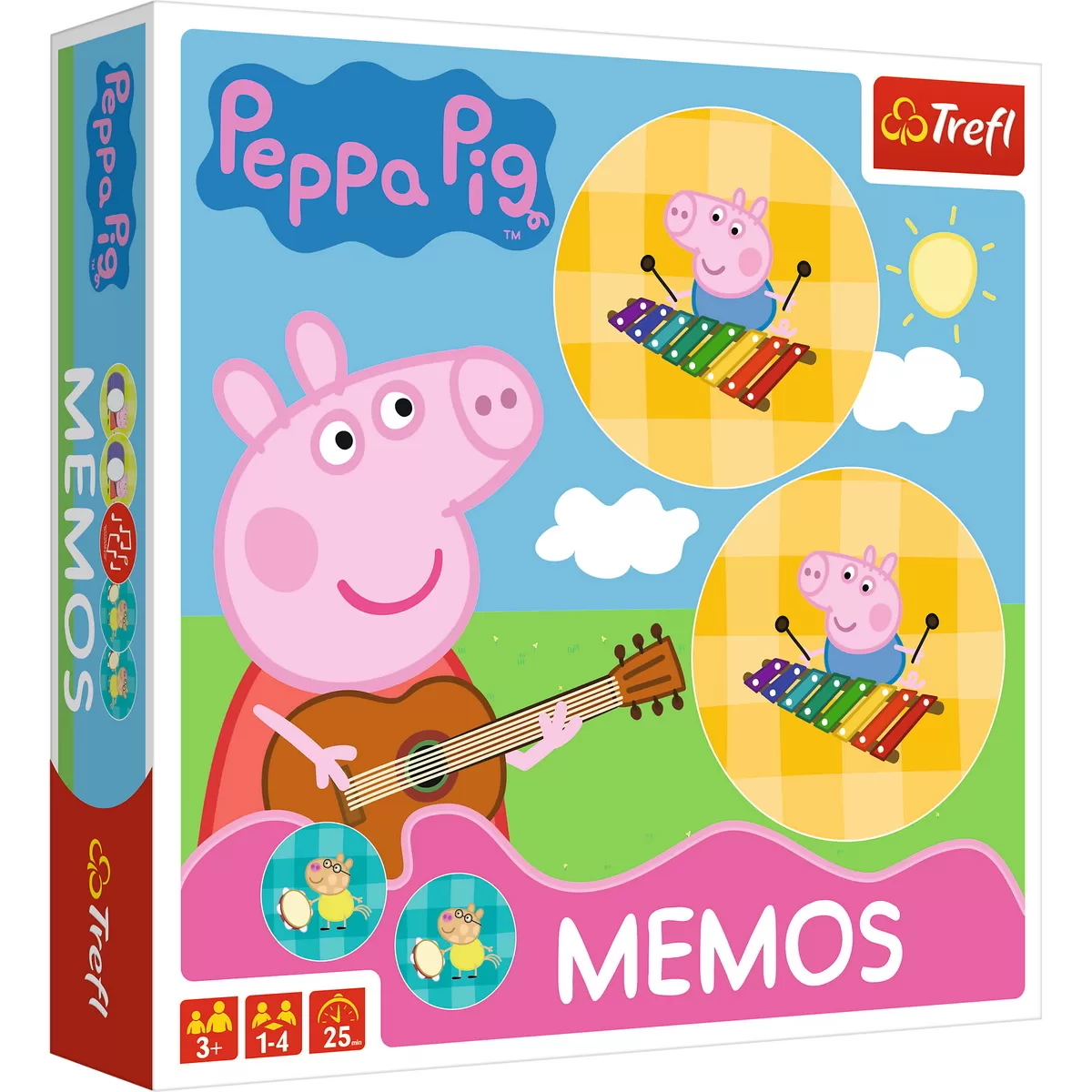 Jucării și Jocuri pentru copii - Joc memo peppa pig, varsta de la 4 ani la 12 ani