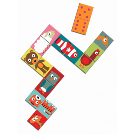 Joc educativ de memorie, Puzzle Domino Animo⭐ Micostore.ro [1]