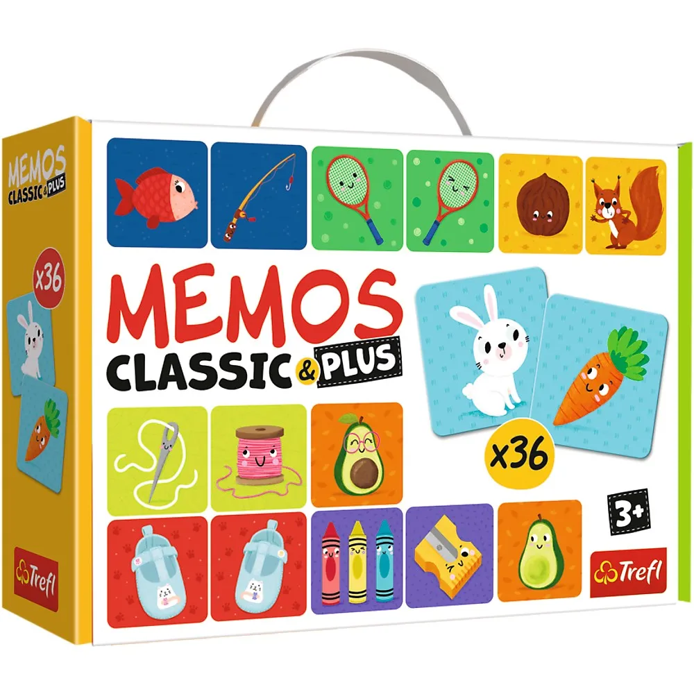 Jucării și Jocuri pentru copii - Joc memos classic plus logic, varsta de la 3 ani la 6 ani