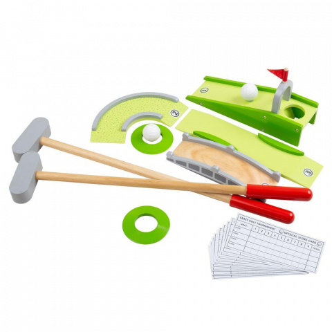 Jucării și Jocuri pentru copii - Joc Mini-Golf din lemn