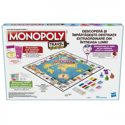 Joc monopoly calatoreste in jurul lumii, varsta de la 8 ani la +15 ani [3]