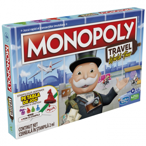 Joc monopoly calatoreste in jurul lumii, varsta de la 8 ani la +15 ani [5]