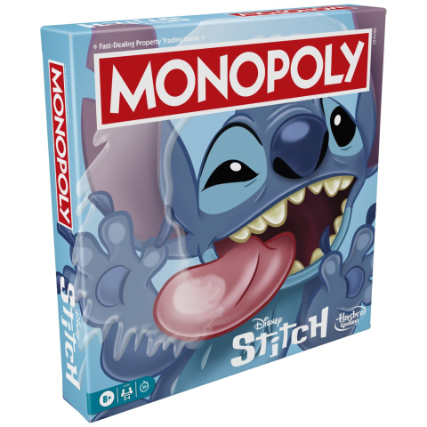 Jucării și Jocuri pentru copii - Joc monopoly disney stitch in limba engleza copii varsta 8 ani - +15 ani