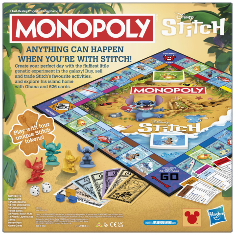 Joc monopoly disney stitch in limba engleza copii varsta 8 ani - +15 ani [5]