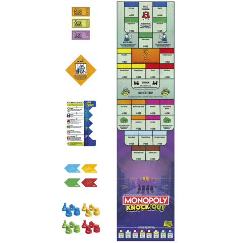 Joc monopoly knock out in limba engleza copii varsta 8 ani - +15 ani [1]
