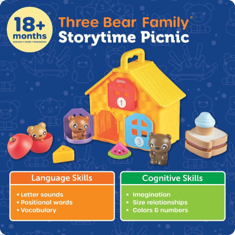 Joc Montessori - Picnic cu familia de ursuleti [3]