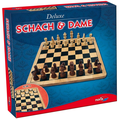 Jucării și Jocuri pentru copii - Joc Noris Deluxe Chess and Checkers