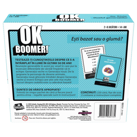 Joc OK BOOMER! varsta 14-18 ani ,18+, Unisex [2]