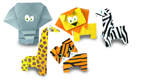 Art & Craft si Artizanat - Joc Origami - Animalute salbatice