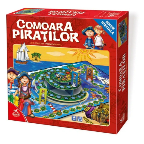 Jucării și Jocuri pentru copii - Joc pentru copii Comoara Piratilor, 2-4 jucatori, 5+ ani, 64837