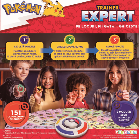 Joc Pokemon Trainer Expert, limba romana copii varsta 6-8 ani|7-9 ani|9-12 ani|12-14 ani|14-18 ani [3]