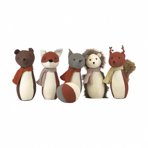 Jucării și Jocuri pentru copii - Joc popice Animale din padure, Egmont Toys, varsta 0 - 1, 1 - 3, 3 - 6 ani, Baiat, Fata