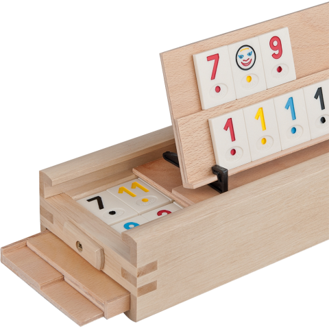 Joc remi clasic, din lemn masiv, fabricat in Romania, calitate premium [1]