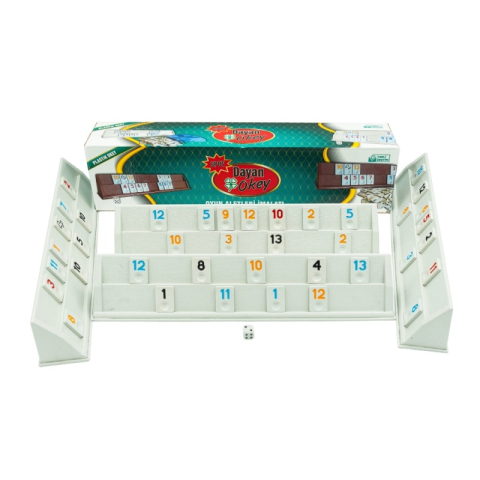 Jucării și Jocuri pentru copii - Joc Rummy - CNX, suport si piese plastic, spot Dayan okey, mare, 27500013