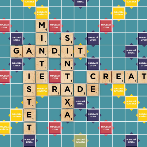 Joc scrabble 2 in 1 din lemn in limba romana copii varsta 8 ani - +15 ani [11]