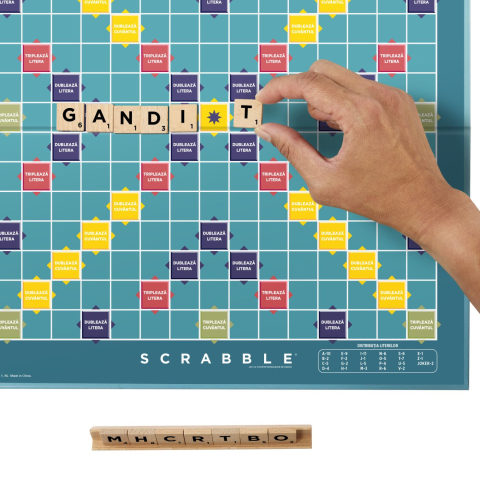 Joc scrabble 2 in 1 din lemn in limba romana copii varsta 8 ani - +15 ani [6]
