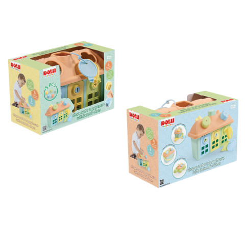 Joc sortare - Casuta pastel cu chei [2]