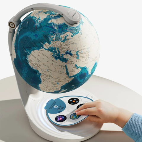 Jucării STEM, Știință şi Experimente - Joc STEM Glob pamantesc interactiv, TopBright pentru Baiat, Fata varsta 6 - 9, 9+