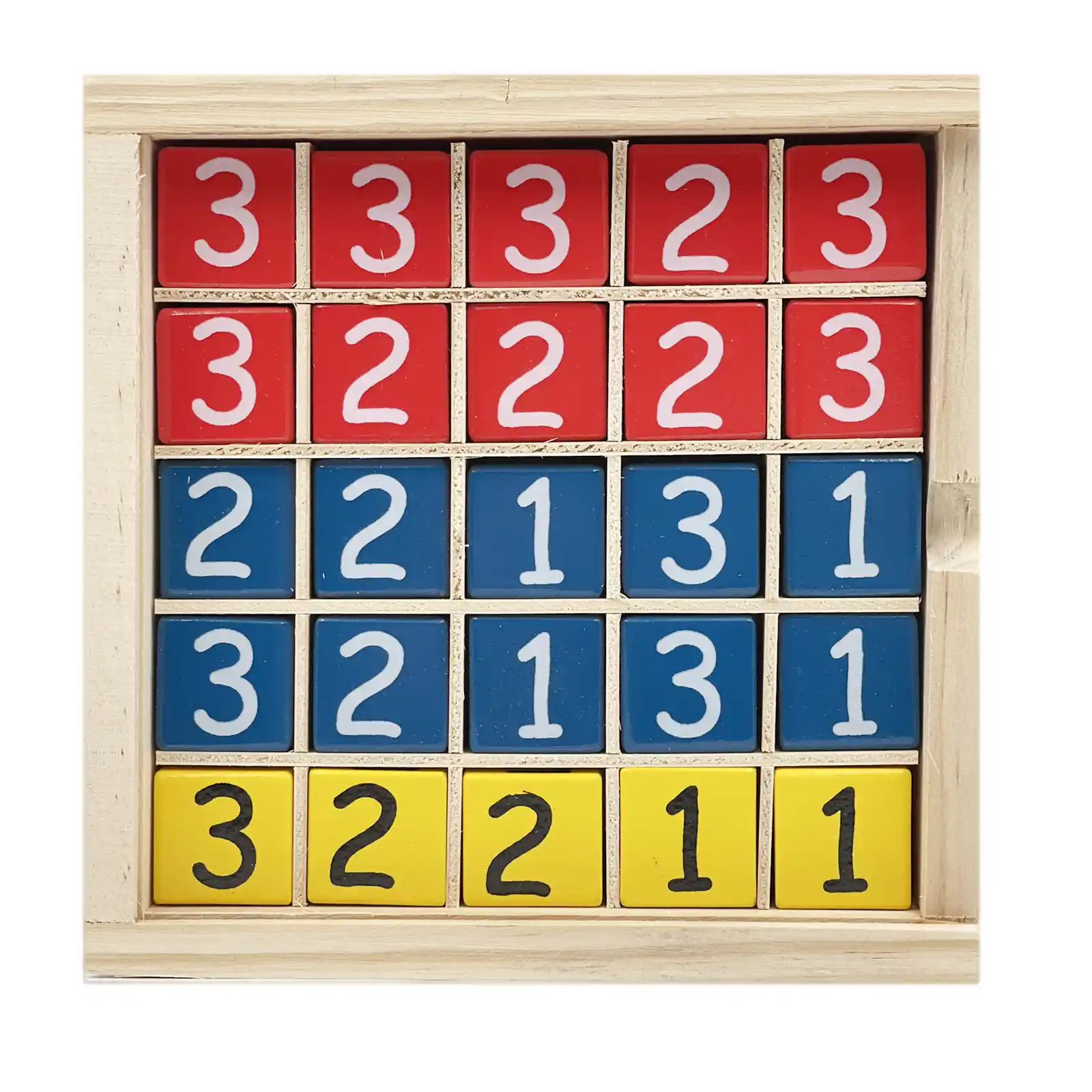 Sudoku din lemn cu 25 de cuburi numerotate - Micostore.ro [1]