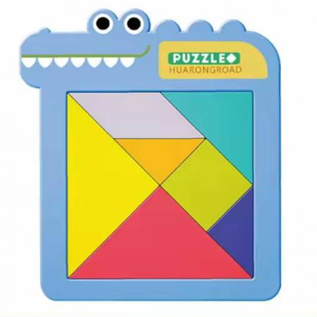 Joc Tangram cu 7 Piese din Plastic - Micostore.ro [1]
