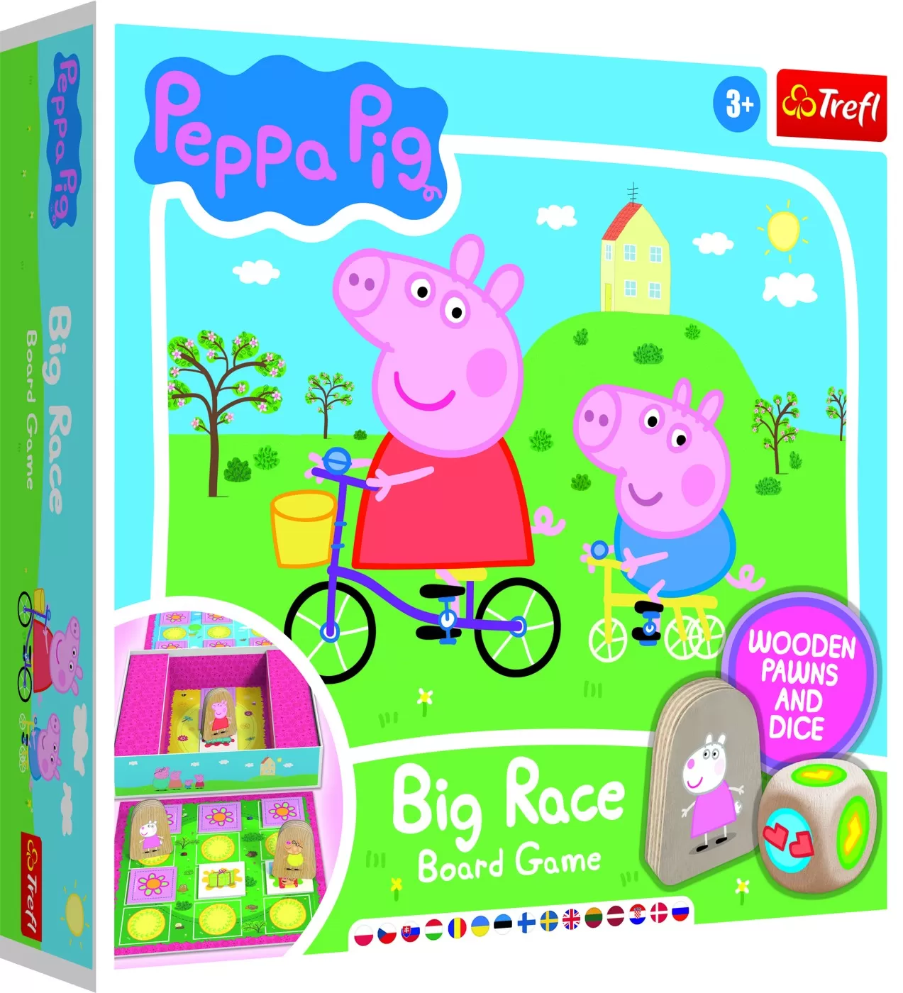 Jucării și Jocuri pentru copii - Joc trefl peppa pig marea cursa, copii varsta 3 ani pana la 7 ani