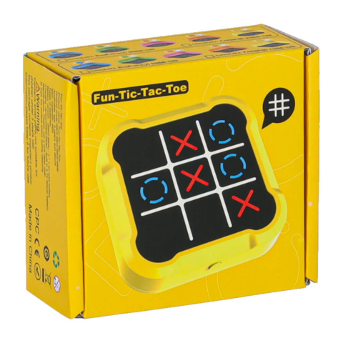 Joc Electronic X si 0 4 in 1 Tic Tac Toe – Consola Portabila Puzzle cu LED [7]