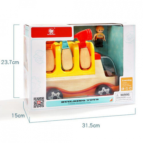 Jucarie 2 in 1 - Camion si banc de lucru [5]