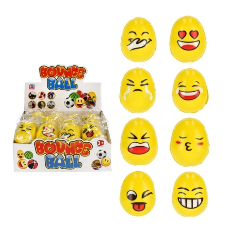 Jucării și Jocuri pentru copii - Jucarie antistres - emoticon, forma ou, diverse modele, 3+ ani, MegaCreative, 458296