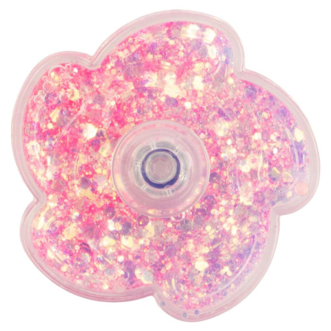 Jucarie antistres Fidget Spinner - Floricica cu sclipici [4]
