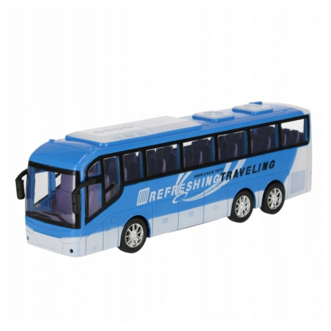 Jucării și Jocuri pentru copii - Jucarie autobuz, 34x12x10cm, MegaCreative, 549590, pvc, +3 ani