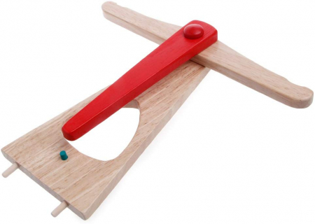 Balanta din lemn cu greutati, jucarie Montessori pentru copii. [5]